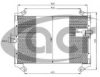 PEUGE 6455T3 Condenser, air conditioning